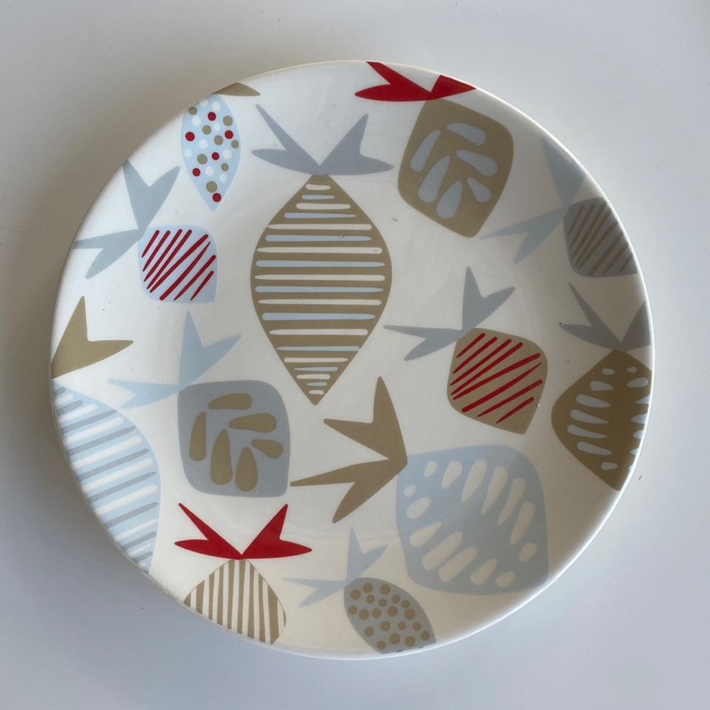 COTON Colors Ornaments Salad Plate NEW